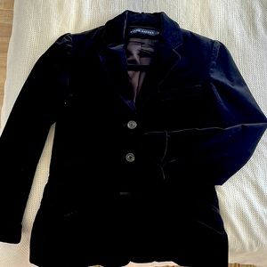 Ralph Lauren Velour Blazer